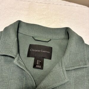 Christian Lacroix Sage Green Polo